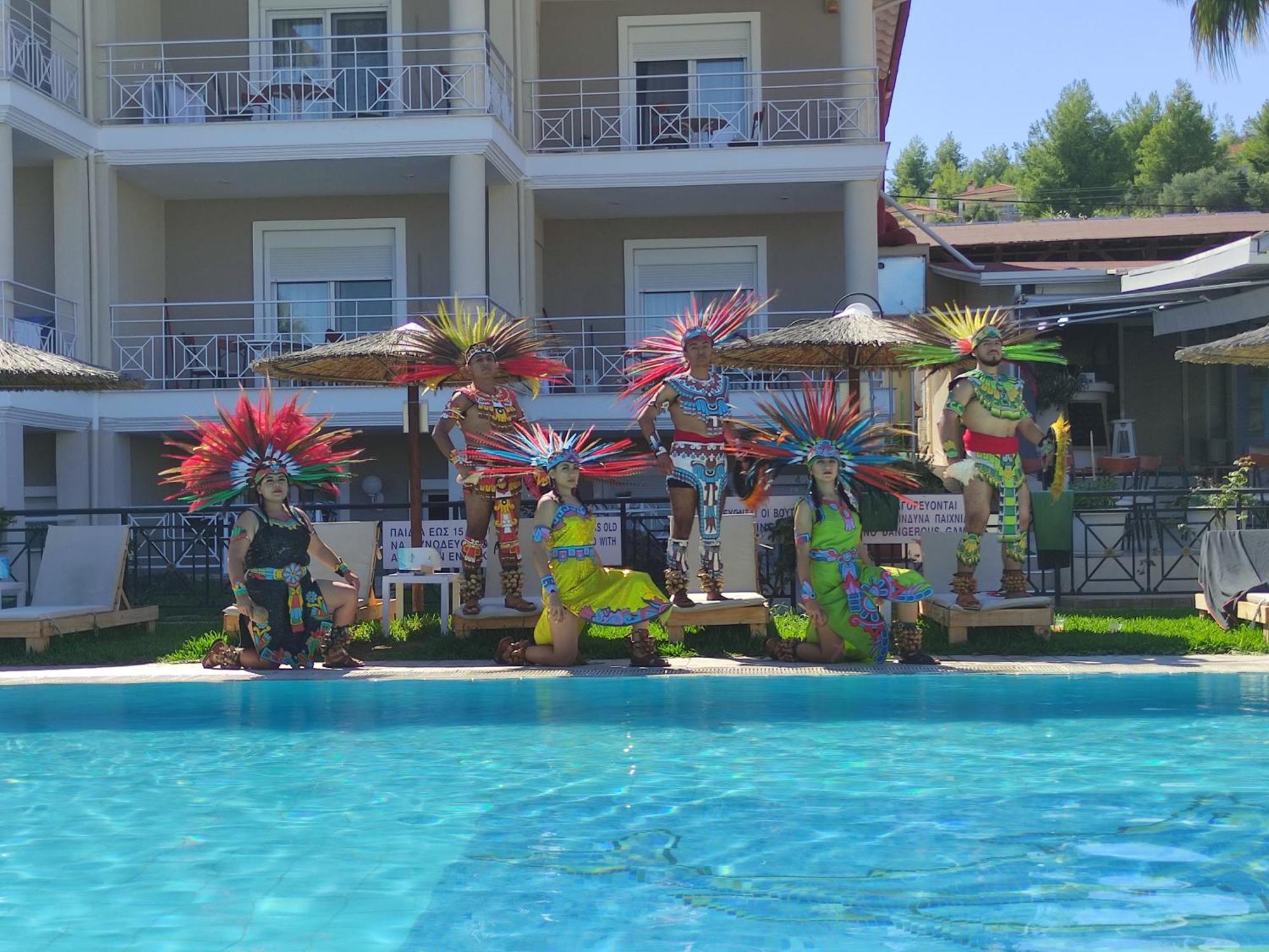 Golden Residence Family Resort Pefkochori Bagian luar foto